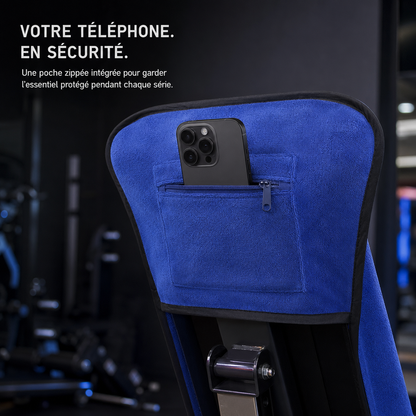 Áthlos One™ — Housse de banc de musculation avec poche téléphone